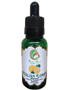 ITALIAN LEMON Cold Pressed Oil- 100% PURE, Therapeutic-Grade, 1 FL Oz/30 ml- Glass bottle w/dropper pipette