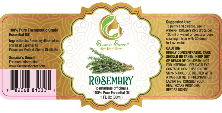 Liquid Rosemary Essential Oil - Steam Distilled, 100% Pure And Natural, For  Cosmetic
