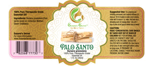 PALO SANTO Aceite Esencial (del Ecuador-Mitad del mundo)- 100% PURO, Grado-Terapéutico, 1 FL Oz/30 ml- Botella de vidrio con pipeta cuentagotas