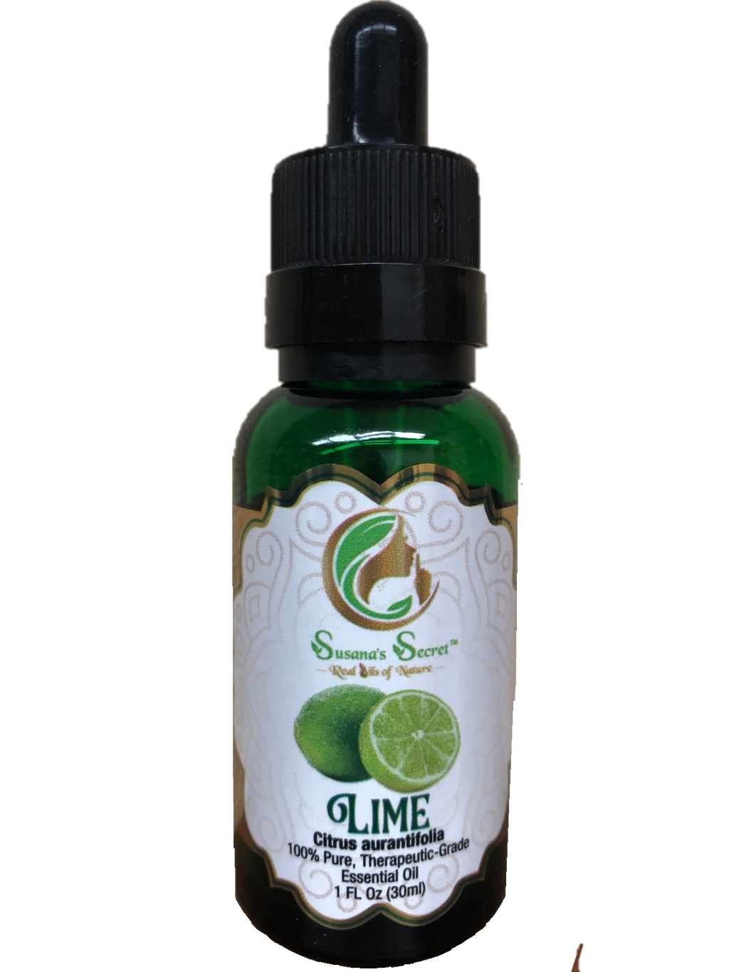 LIME Cold Presed Oil- 100% PURE, Therapeutic-Grade, 1 FL Oz/30 ml- Glass bottle w/ dropper pipette