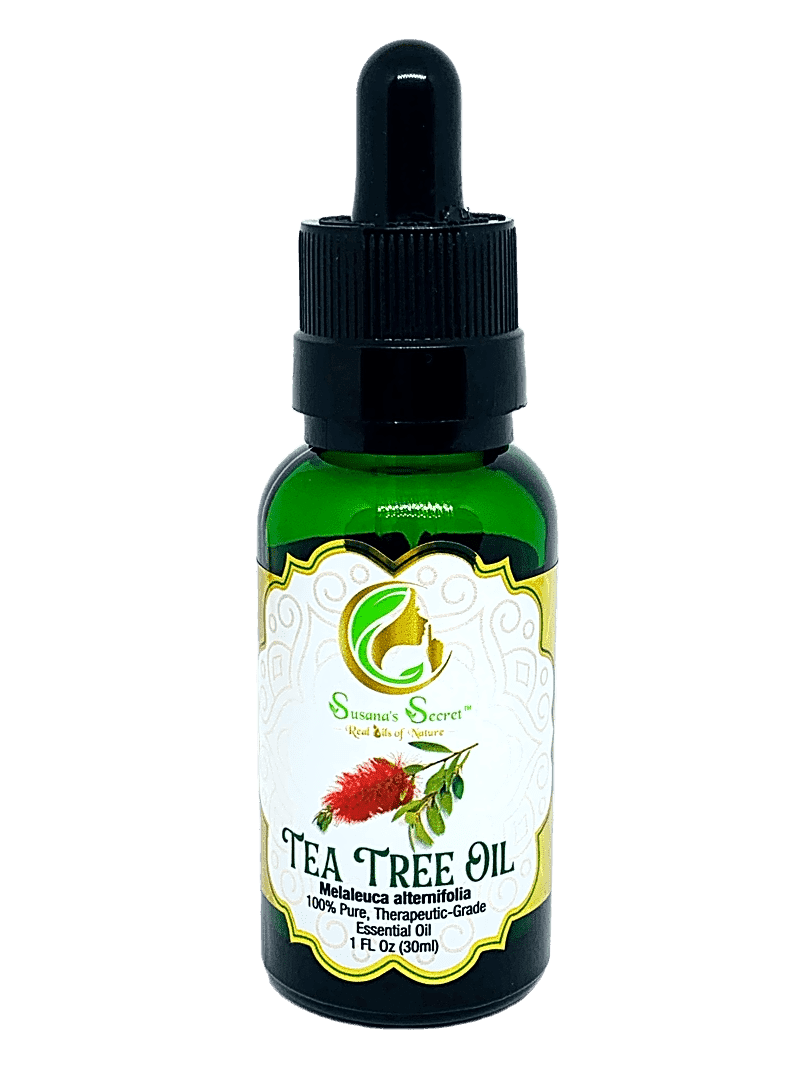 TEA TREE Essential OIl- 100% PURE, Therapeutic-Grade, 1 FL Oz/30 ml- Glass bottle w/dropper pipette