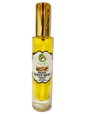 JENGIBRE-ARGÁN (GINGER-ARGAN) Mezcla Orgánica- Aceite Divino para el Cuerpo- 100% PURO, Grado-Terapéutico, 1.69 FL Oz/50 ml- Botella de vidrio con bomba de tratamiento cosmético dorada