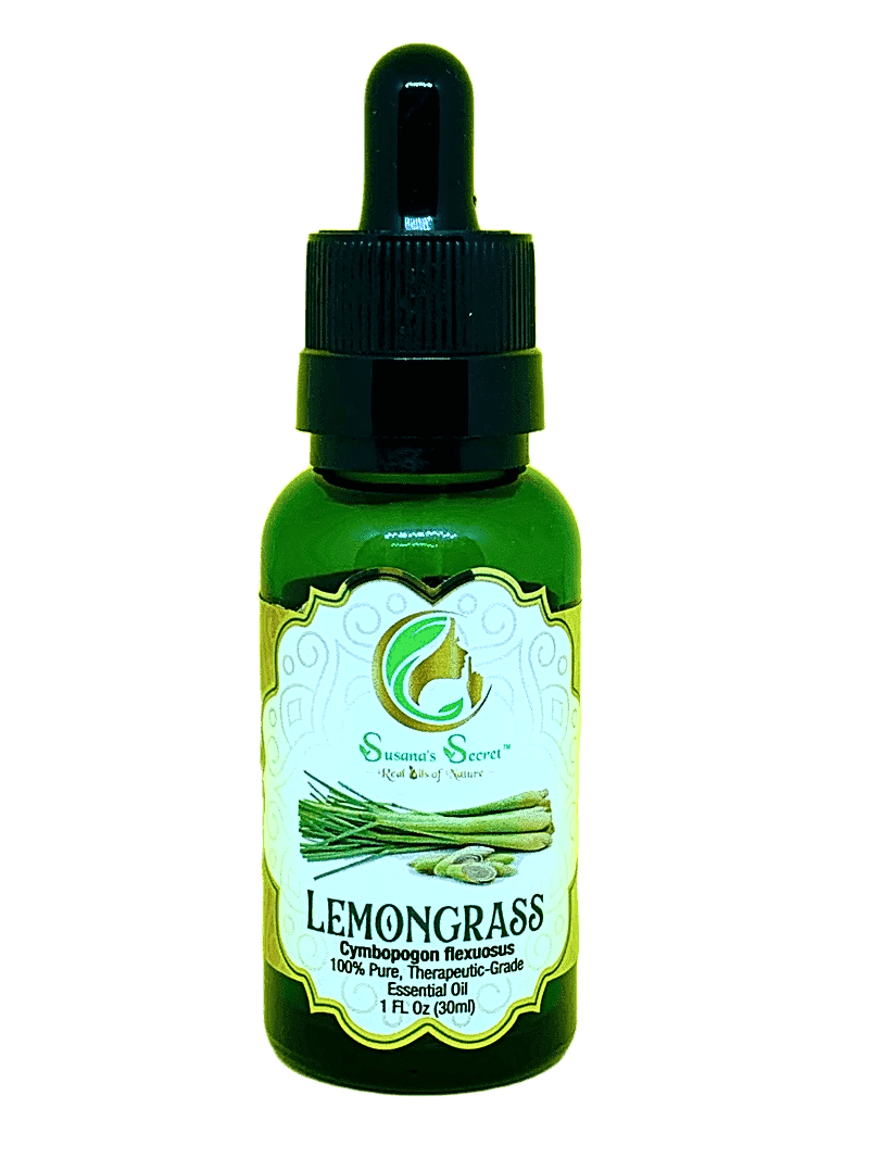 LEMONGRASS Essential Oil- 100% PURE, Therapeutic-Grade, 1 FL Oz/30 ml- Glass bottle w/dropper pipette